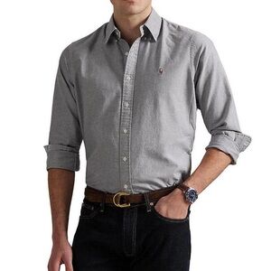 Polo by Ralph Lauren Men's Gray Casual Shirt